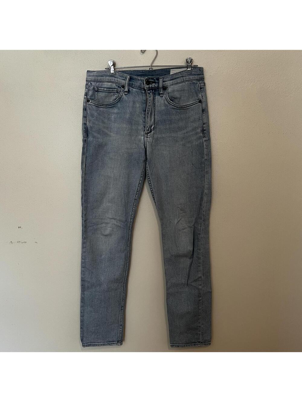 rag & bone 2 Slim Fits Jeans 30x32 Classic Light Wash Designer Denim Luxury